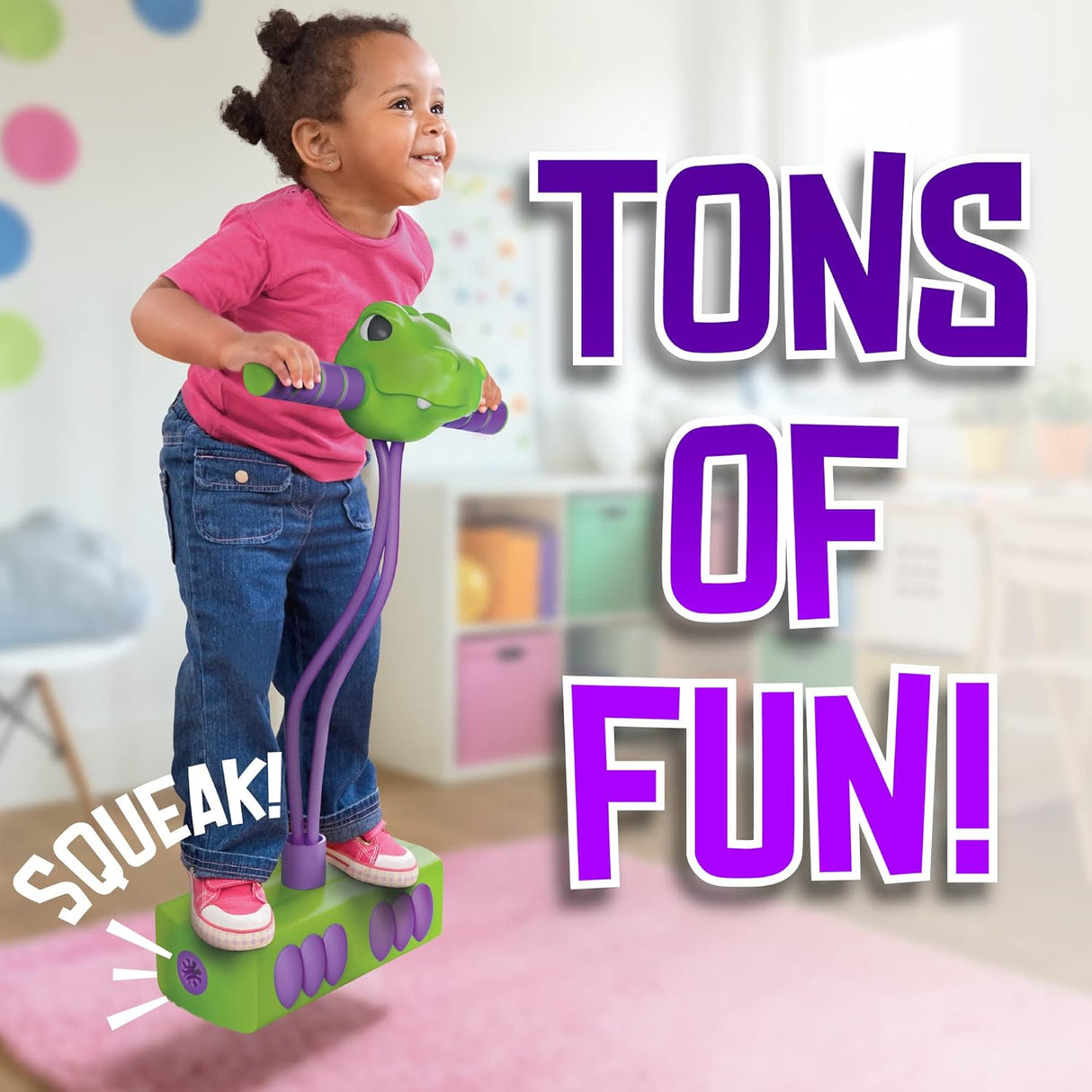 Pogo Saurus de MindSprout | Saltador de espuma para niños