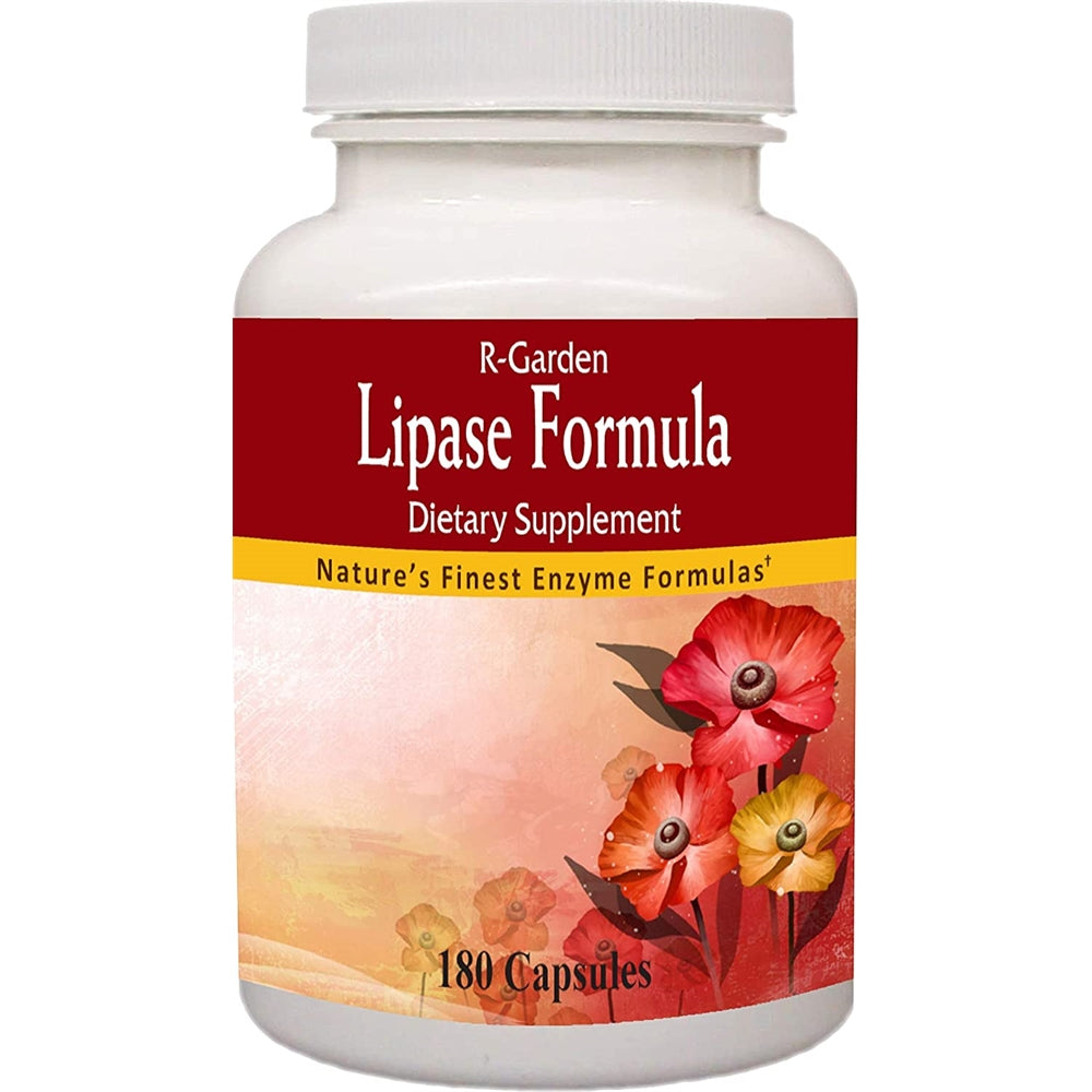 R-Garden Fórmula de lipasa, 180 caps.