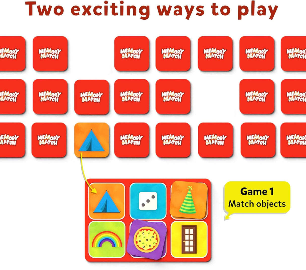 Juego de Memoria Skillmatics - Formas Divertidas para Niños