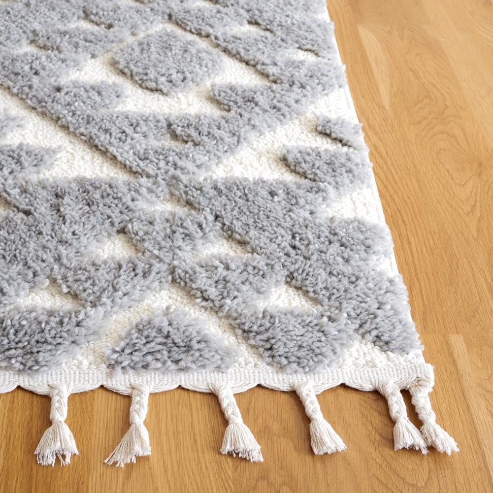 Alfombra de área estilo marroquí, diseño contemporáneo, MTS688G-4