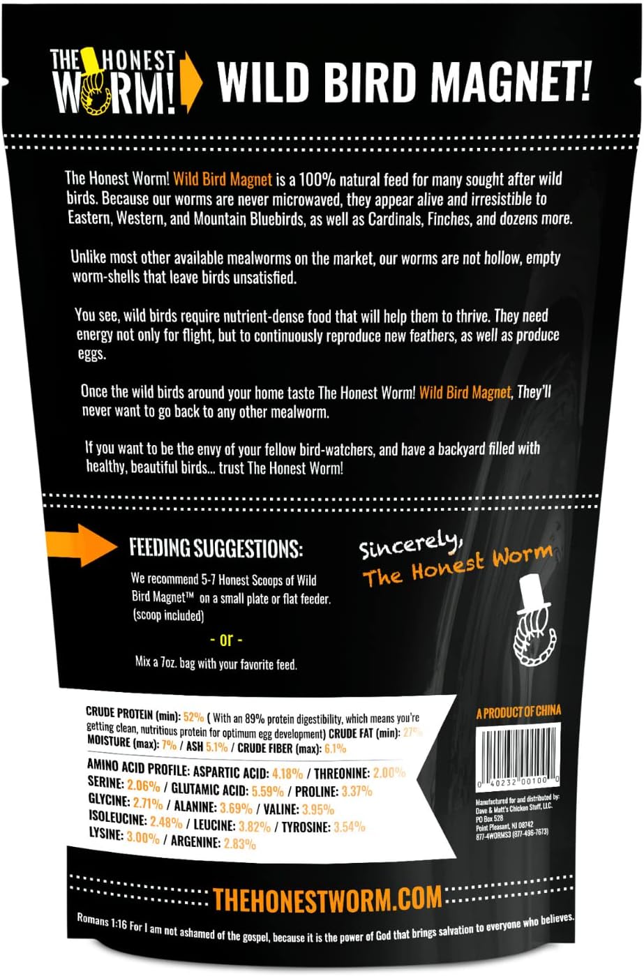 Alimentos para pájaros silvestres 7 onzas