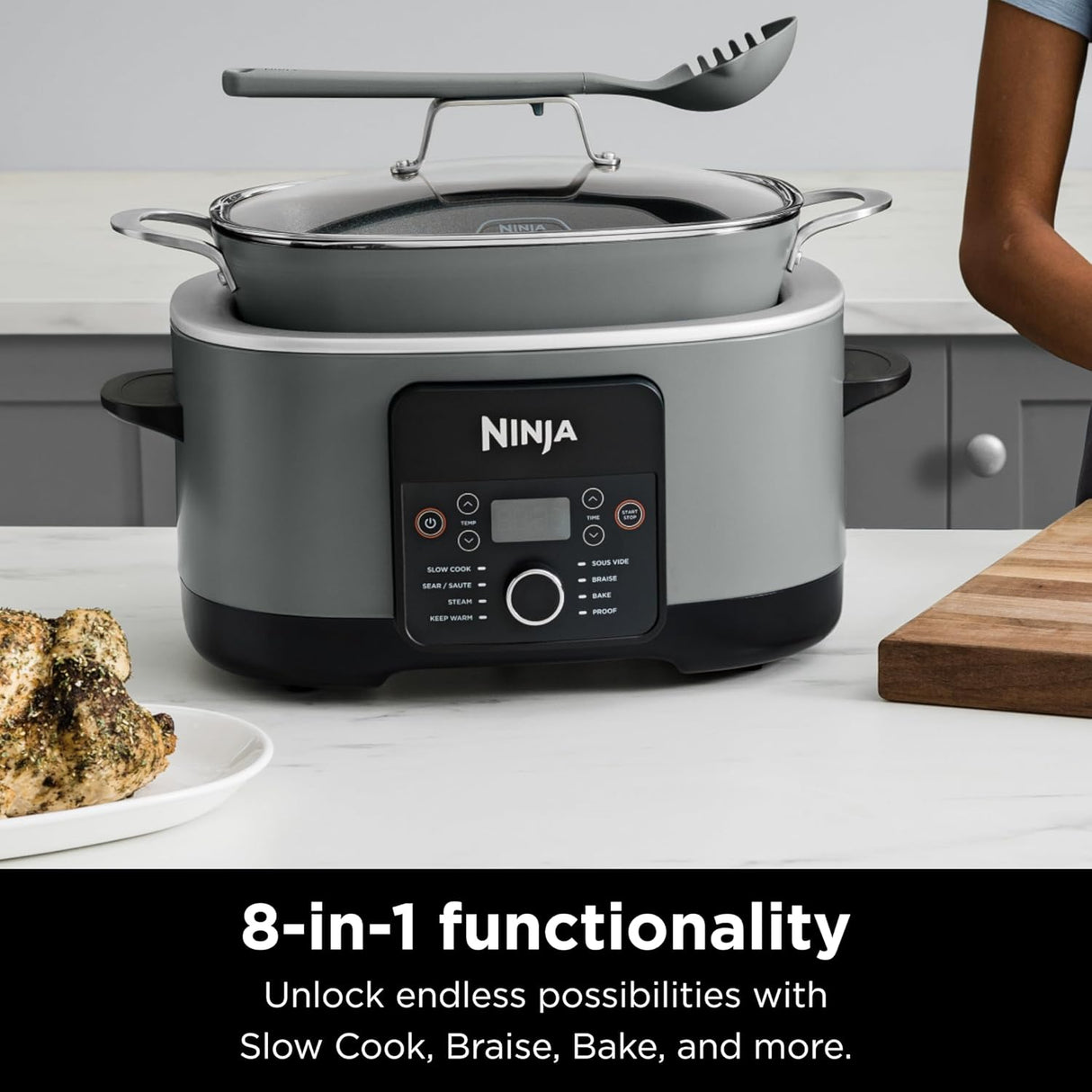 Ninja Foodi PossibleCooker PRO 8.5qt, 8 en 1, MC1001