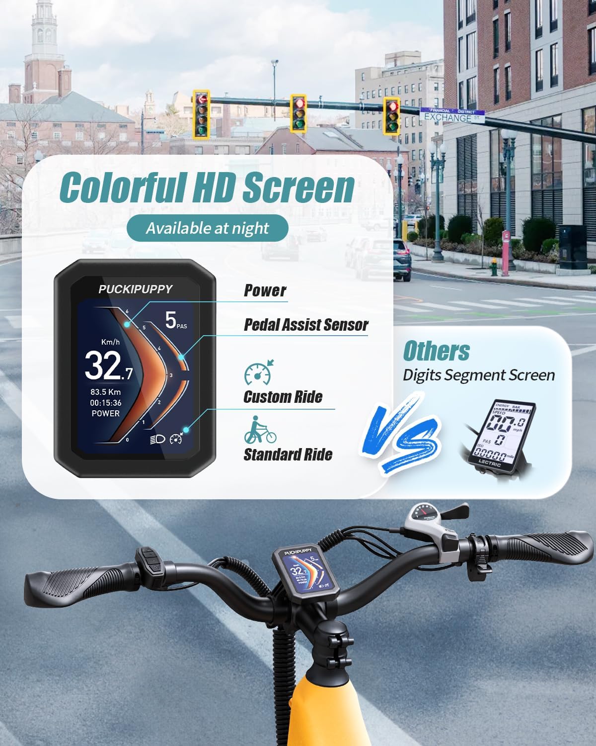 Bicicleta eléctrica Samoyed 960W, 48V, 15AH, 28MPH, 26 fat tire