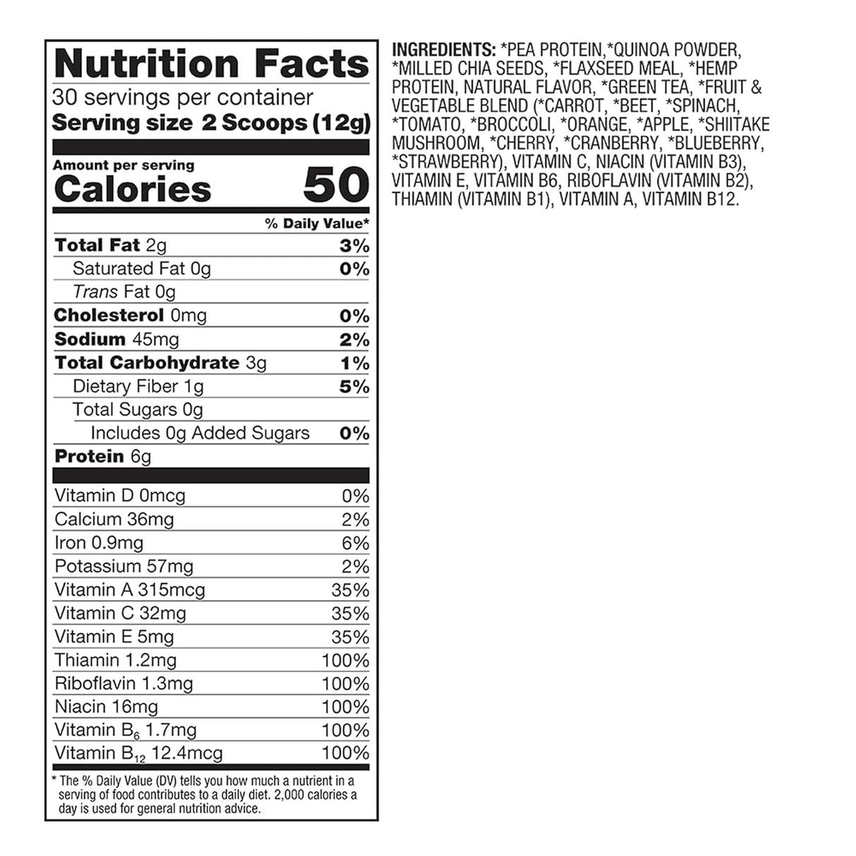 Suplementos Alimenticios Organic Superfood Blend 12.7 oz