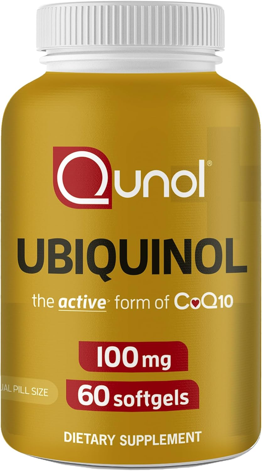 Suplemento Qunol Ubiquinol CoQ10 100 mg cap Ubiquinol 60 und