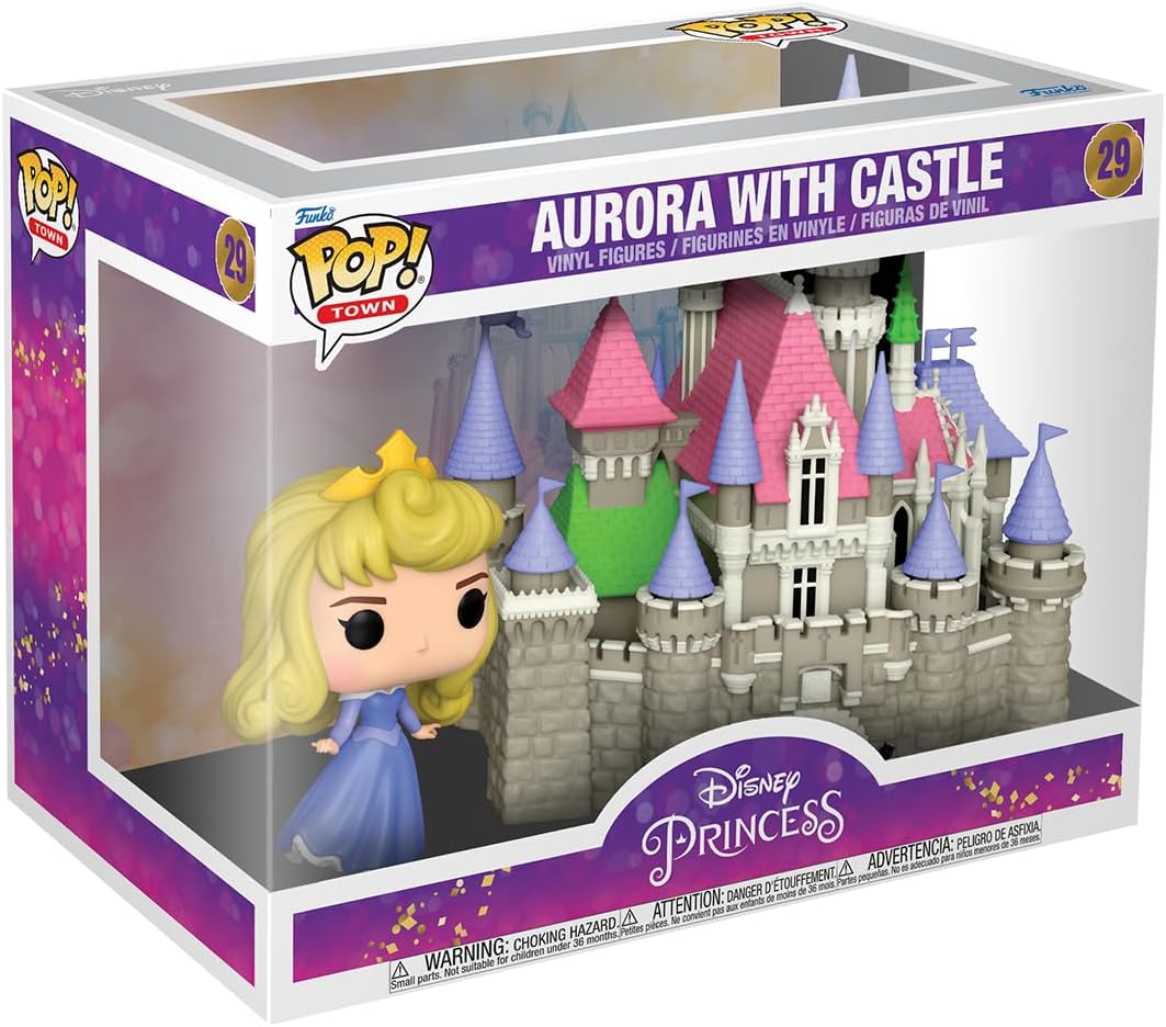 Funko Pop! Town: Princesa Aurora con Castillo - Edición Ultimate