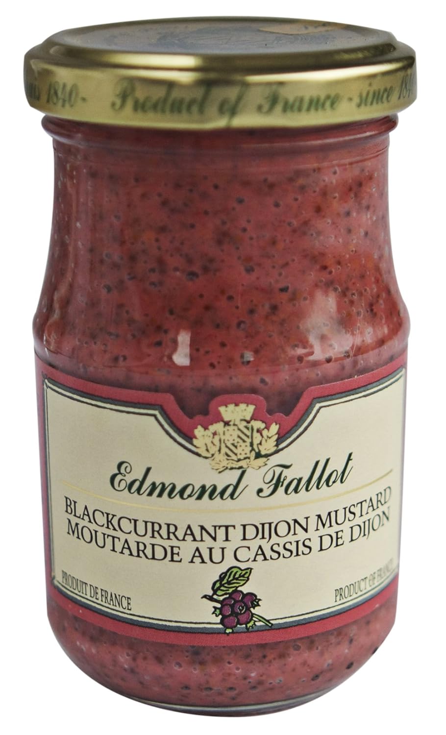 Mostaza Dijon de Grosella Edmond Fallot 7.2 oz, sabor intenso