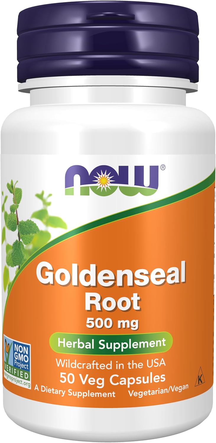 Suplementos NOW Raíz de sello de oro (Hydrastis canadensis)