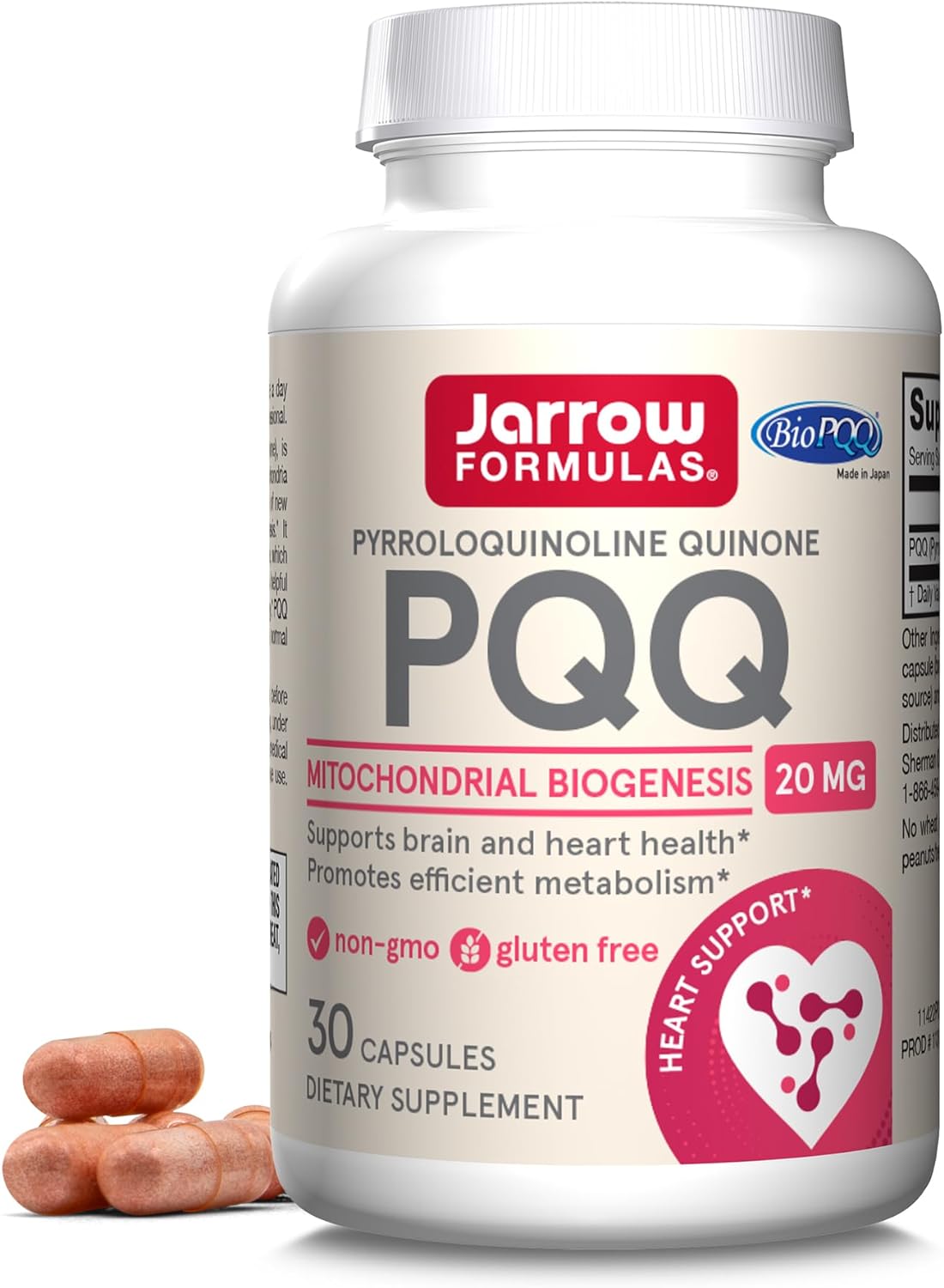 Suplemento Jarrow Formulas PQQ, PQ20