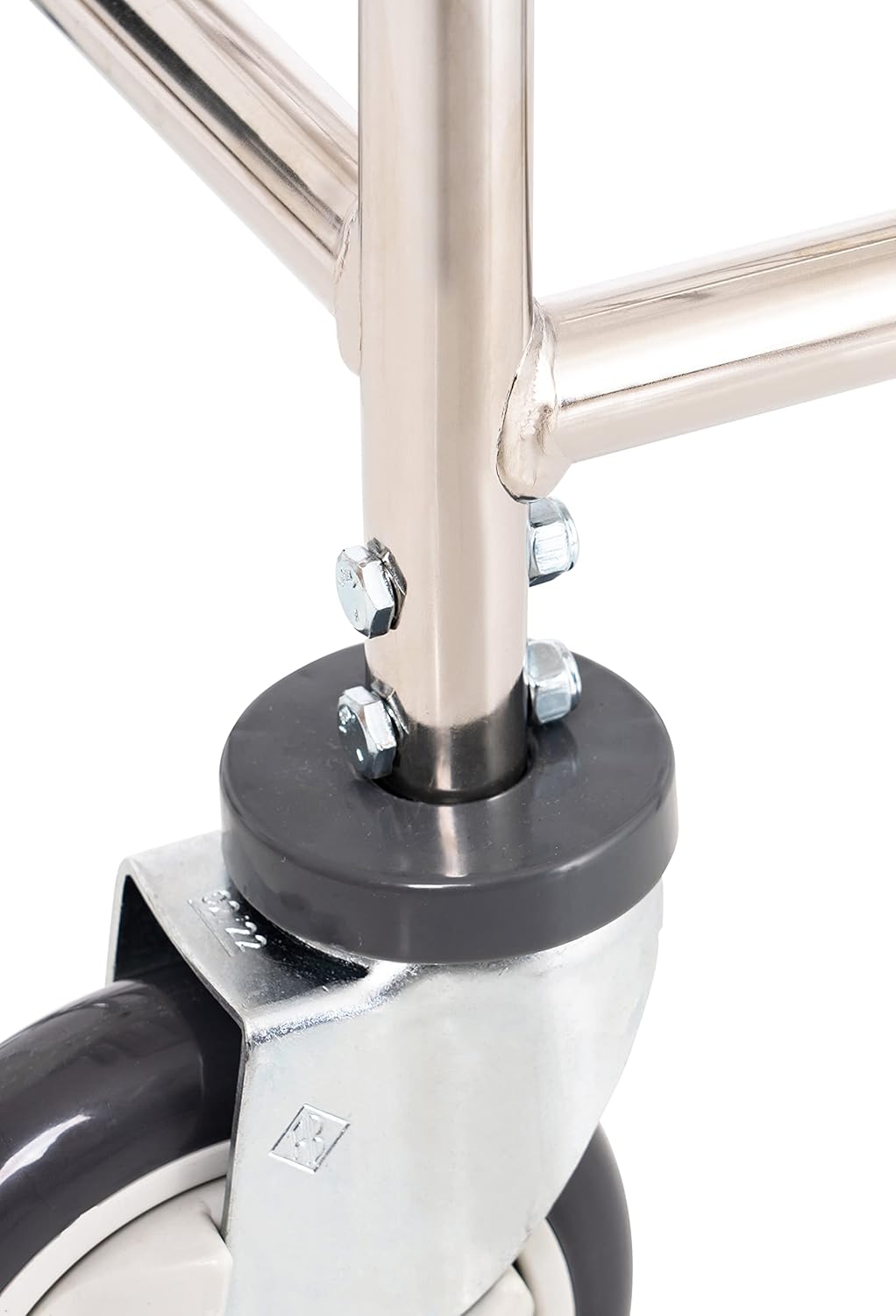 Carro de lavandería R&B Wire® 100E58, 2.5 bushel, acero, pesado