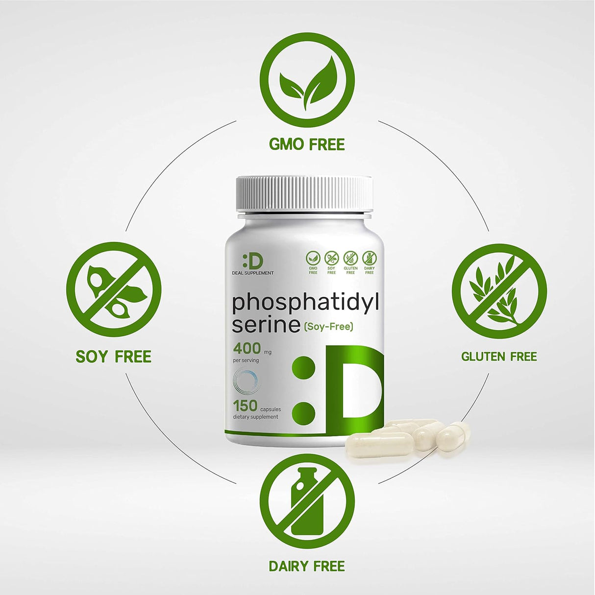 suplemento de fosfatidilserina sin soja salud cerebral