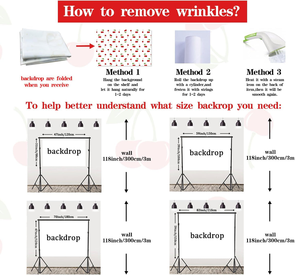 Decoraciones Fiesta Cereza Kit Arco Globos Cumpleaños Verano