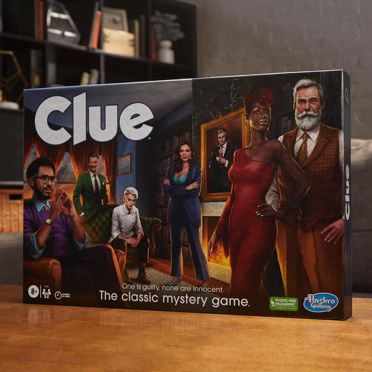 Juego de mesa Clue de Hasbro, para 2-6 jugadores, 8+ años