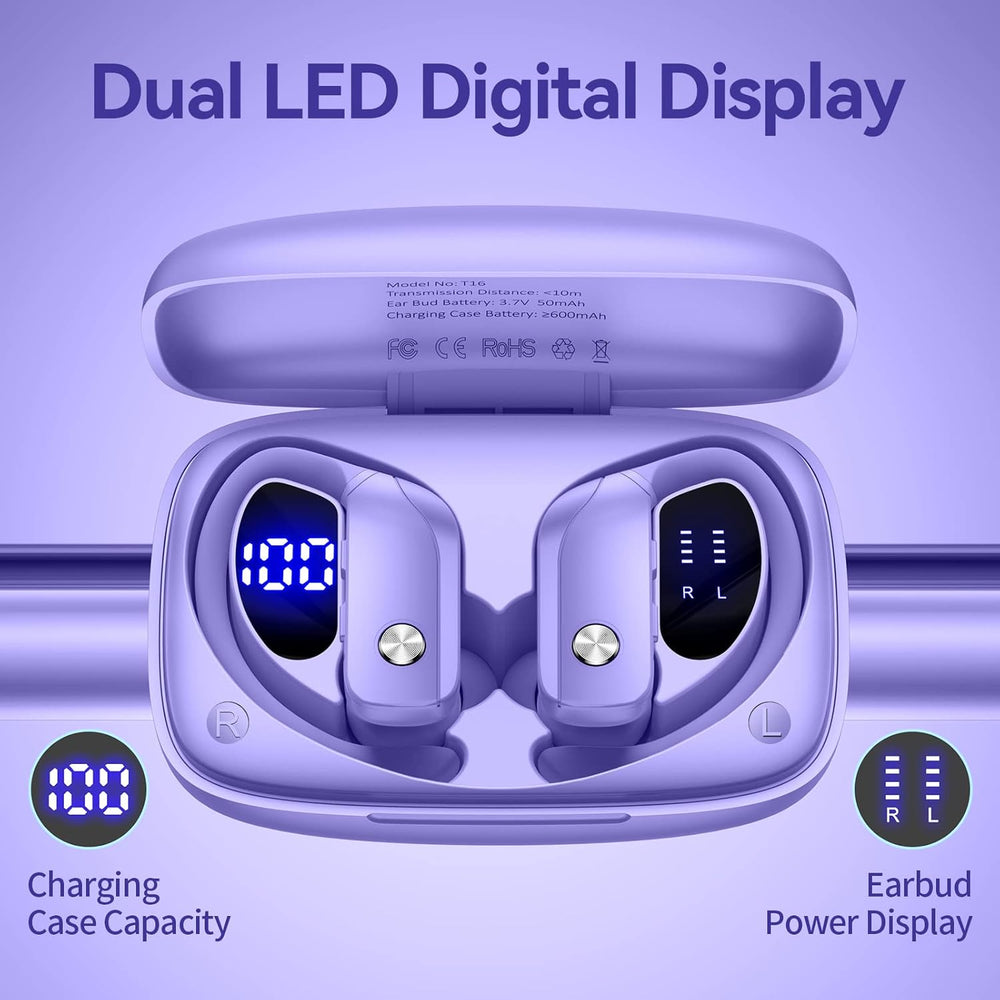 Auriculares Inalámbricos Bmani con 48h de Batería y Micrófono