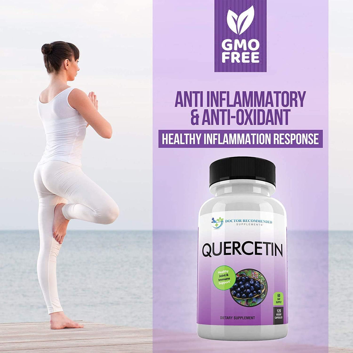 Suplementos Alimenticios Quercetina 1000 mg 120 cápsulas