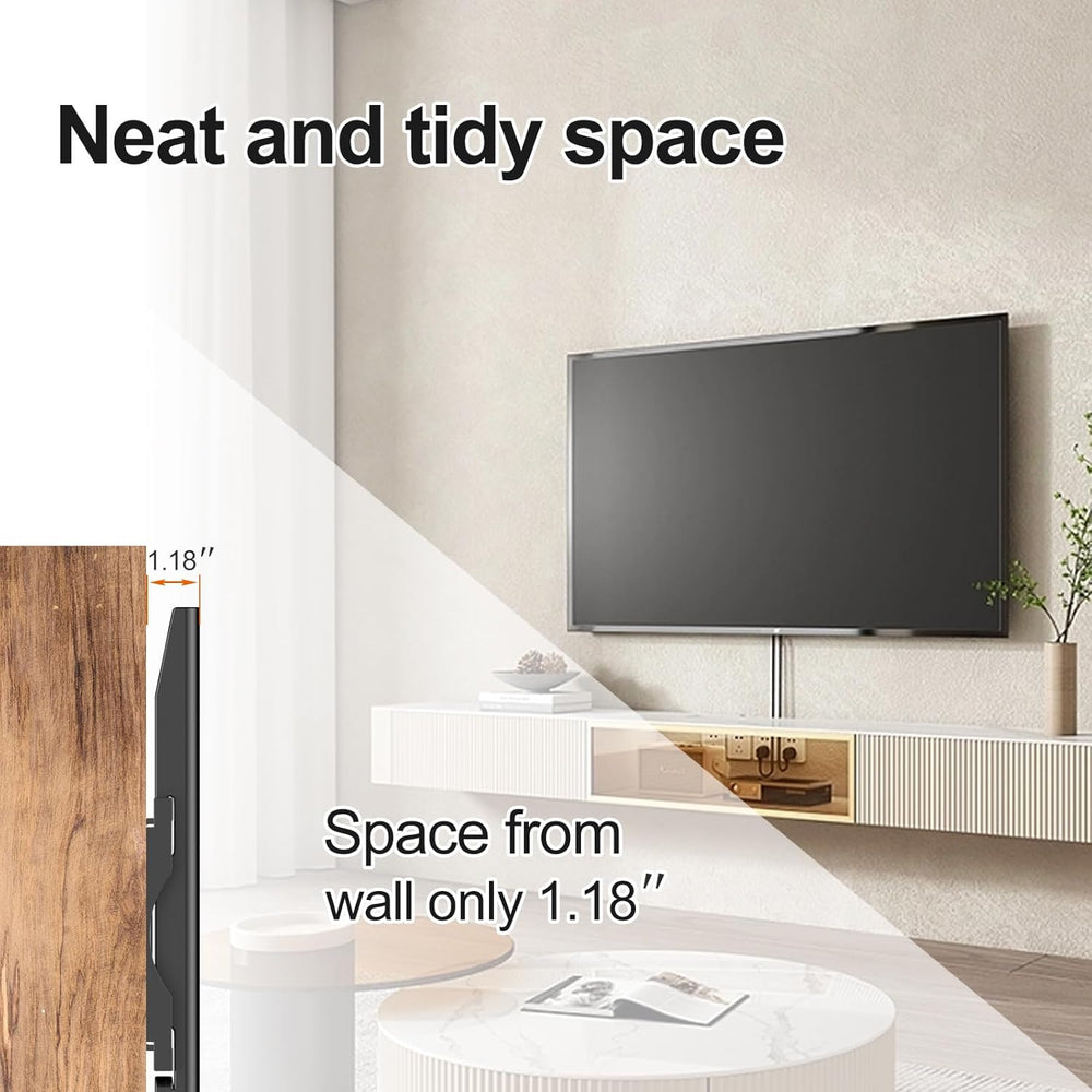 Soporte de Pared para TV, Compatible 32-68 hasta 99lbs, VESA 400