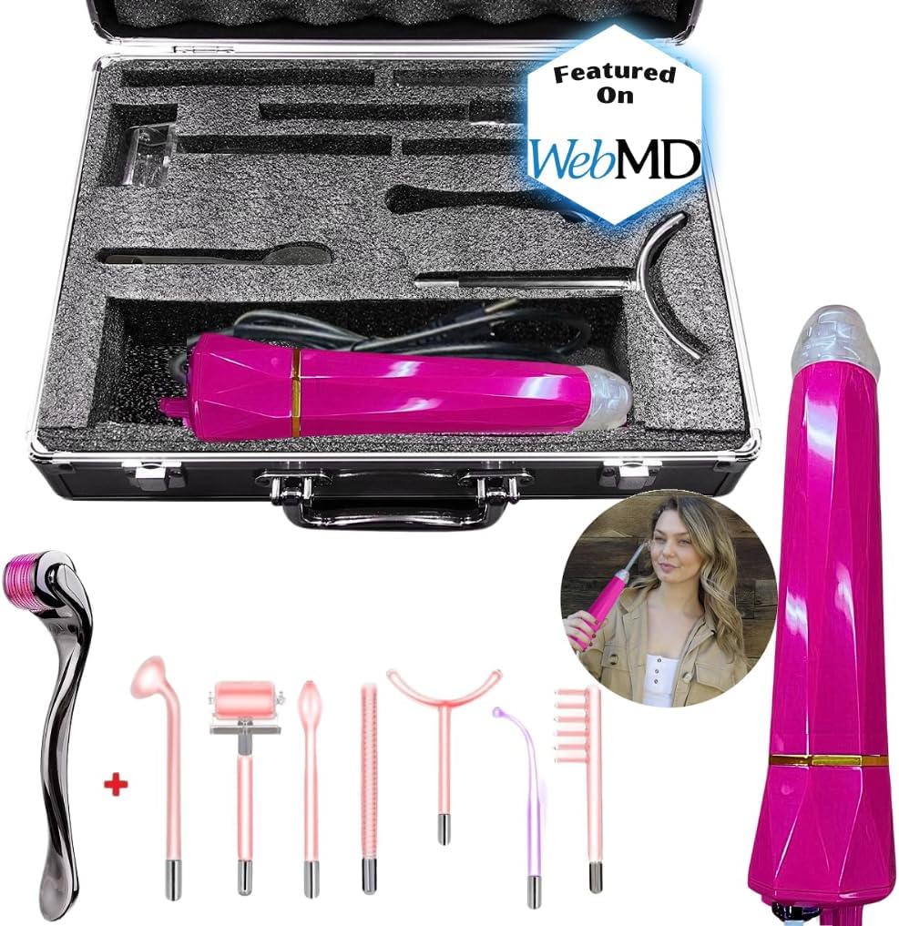 Varita Facial de Alta Frecuencia con 7 Electrodos