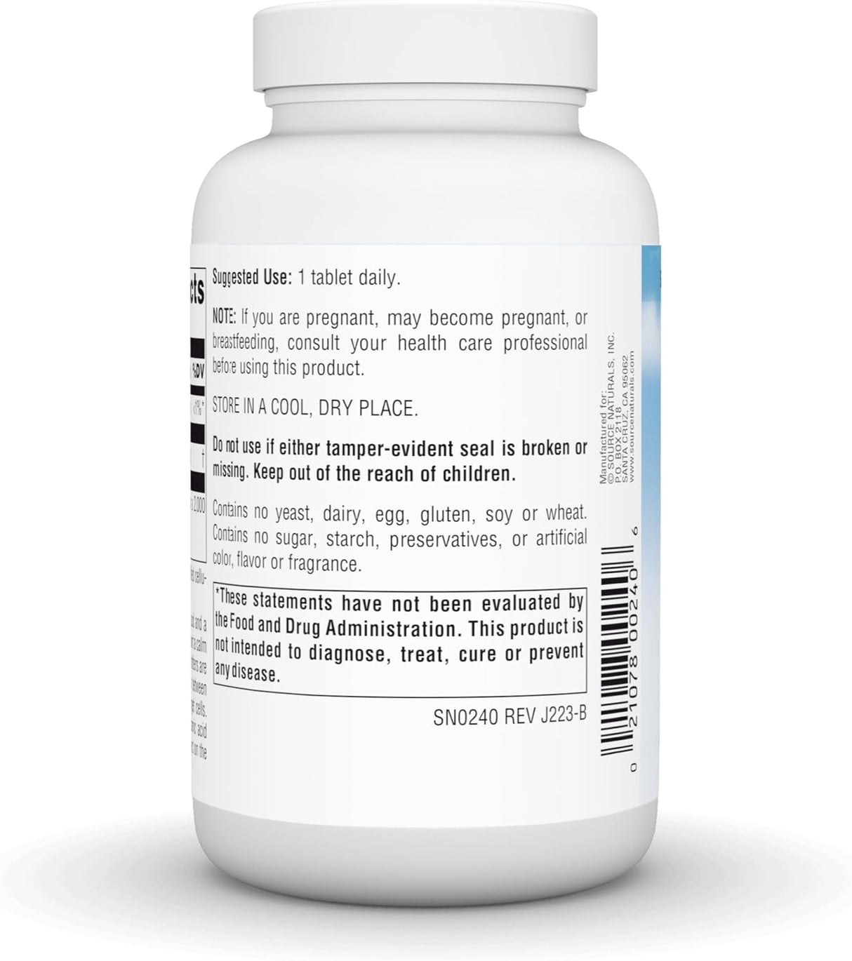 Suplemento Serene Science GABA 750 mg Calm Mind 90 tabletas