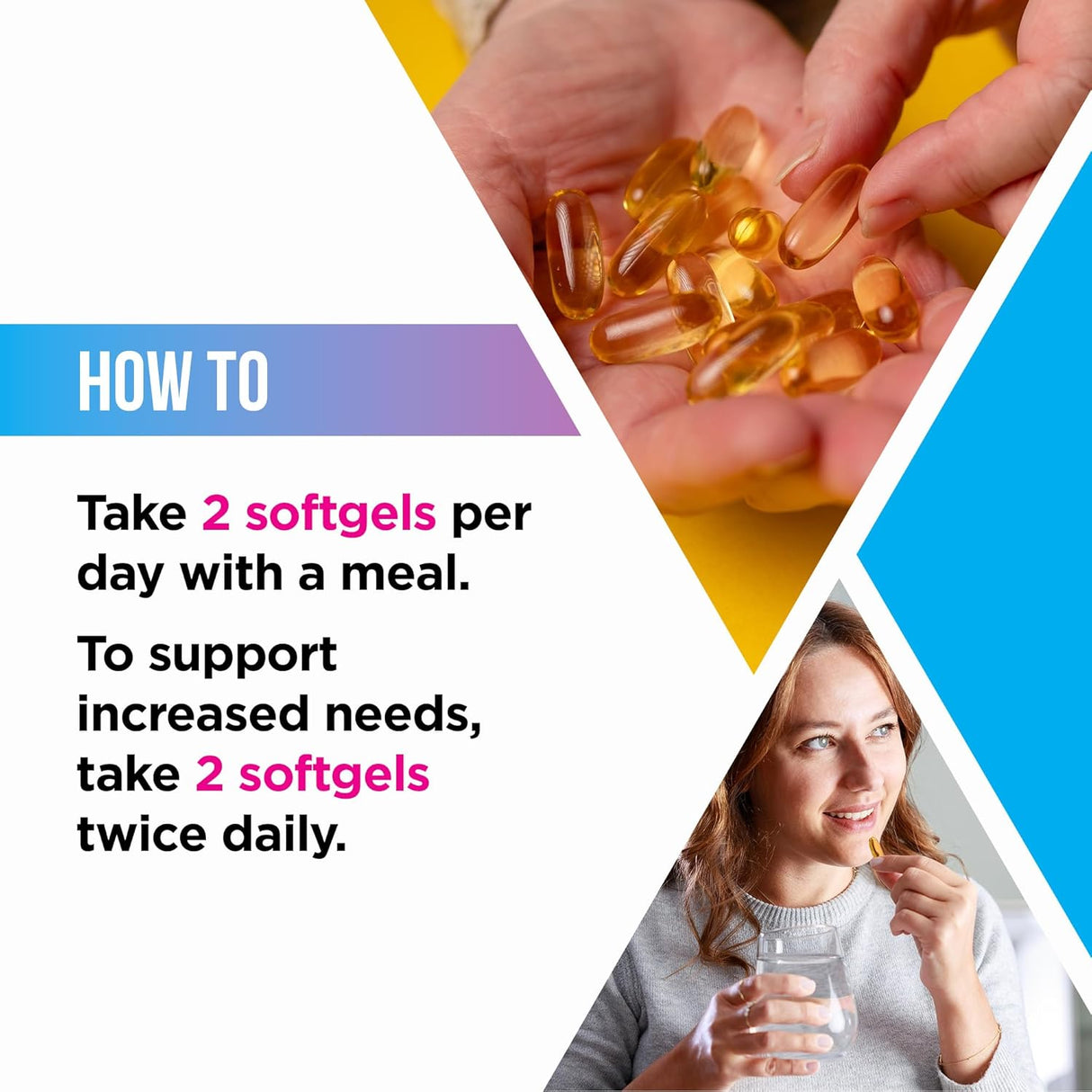 Suplemento Omega 3 6 9 con Cúrcuma Livingood Daily 60 Softgels