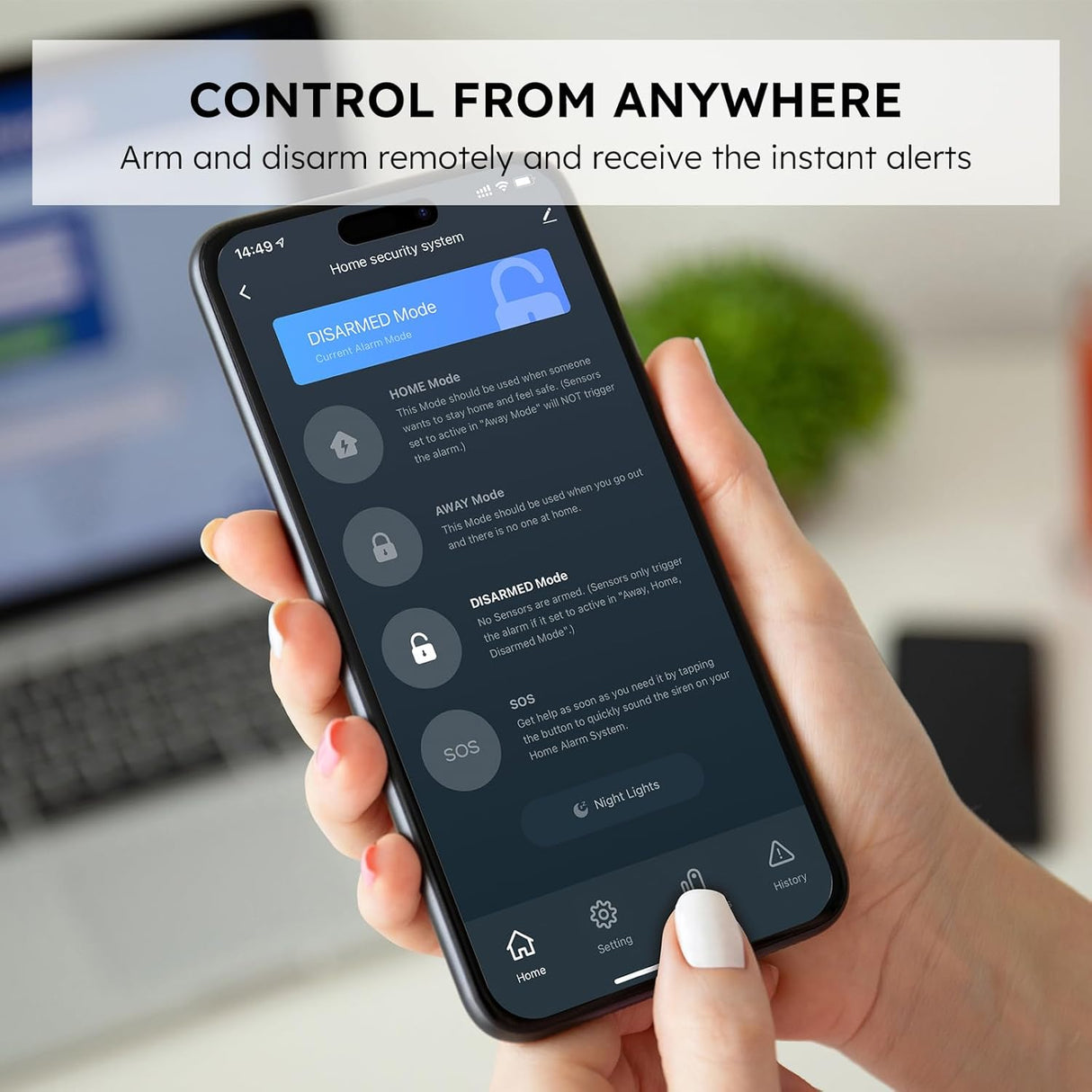 Sistema de Alarma para Hogar, Alerta Móvil, Segunda Generación