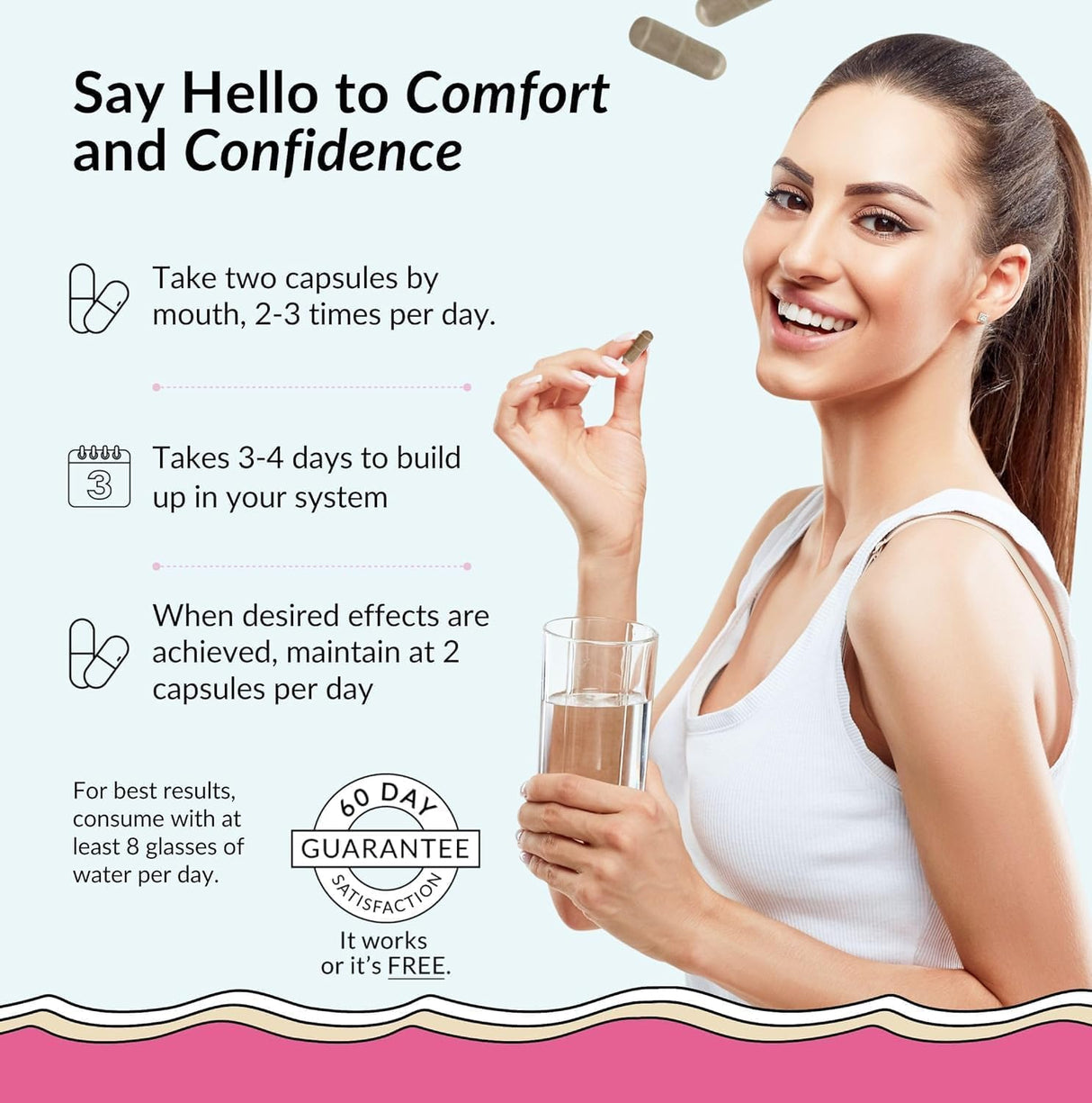 Suplemento She Juicy para la salud vaginal Flower Power