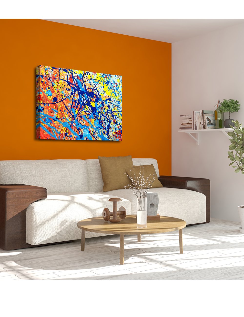 Lienzo Pintura por goteo