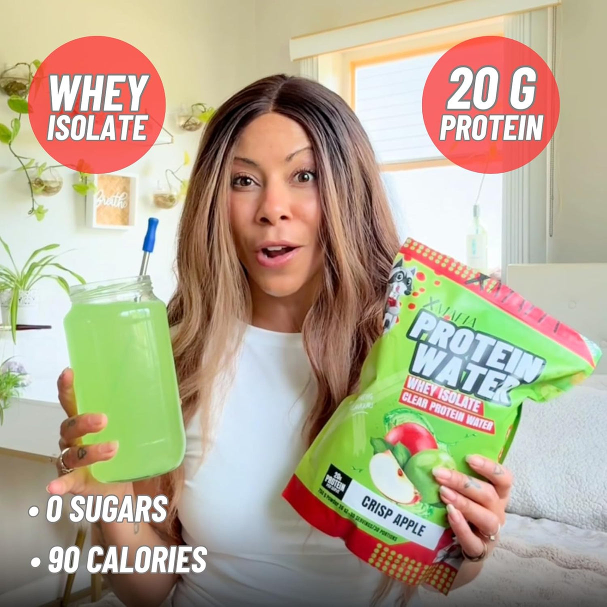 XMafia Proteína Líquida, 20g, 30 Serv, Hidratante, Iso Juice