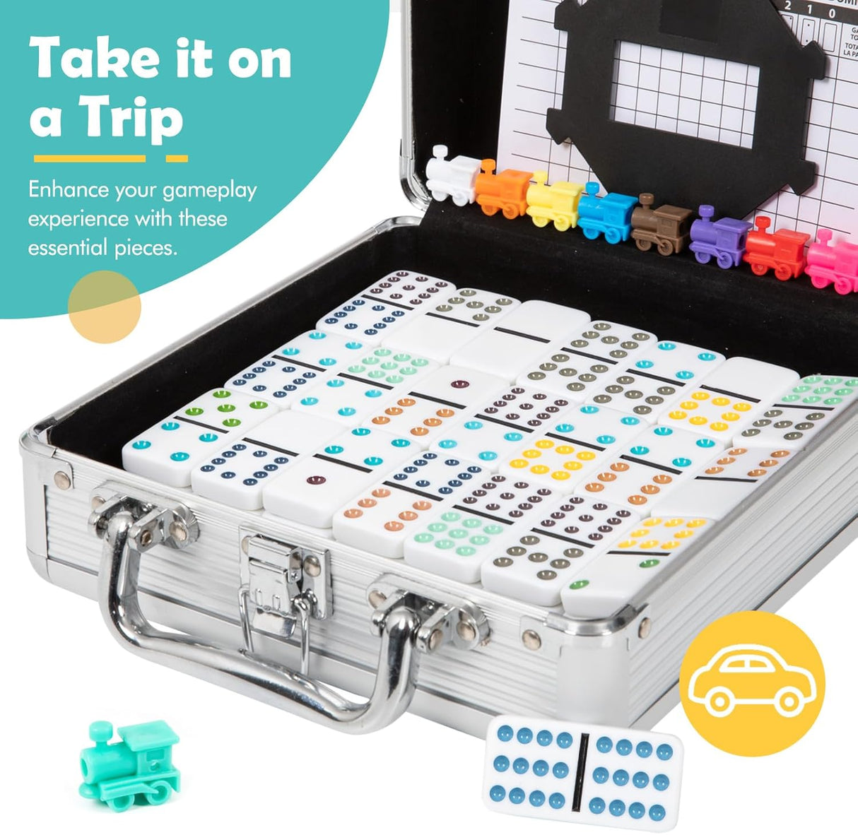 Juego de Dominó Mexicano DAILYLIFE, Doble 12, 91 Fichas