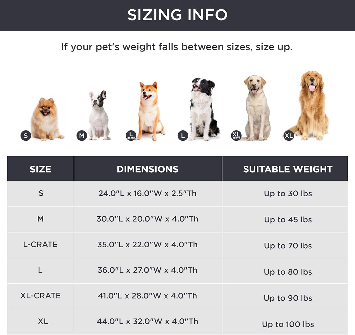 Cama impermeable para perros pequeños Bedsure, 4 gruesa, 20 lbs