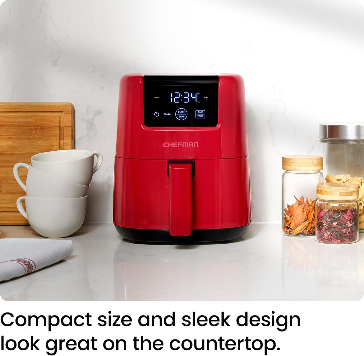 Mini Freidora de Aire 2 Qt CHEFMAN, Digital, Compacta, Modelo 2023