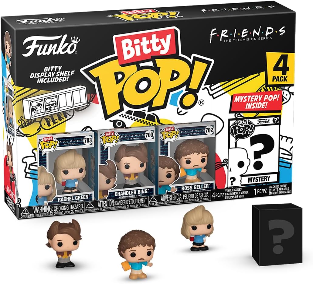 Funko Bitty Pop! Amigos 4-Pack: Phoebe, Monica, Chandler & Chase
