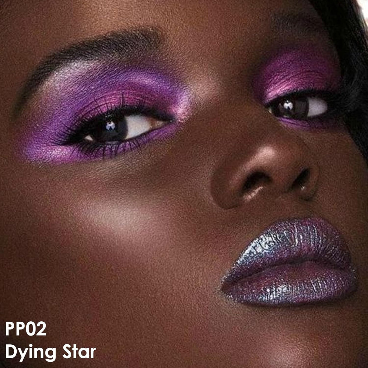 Lipstick líquido metalizado, larga duración e impermeable