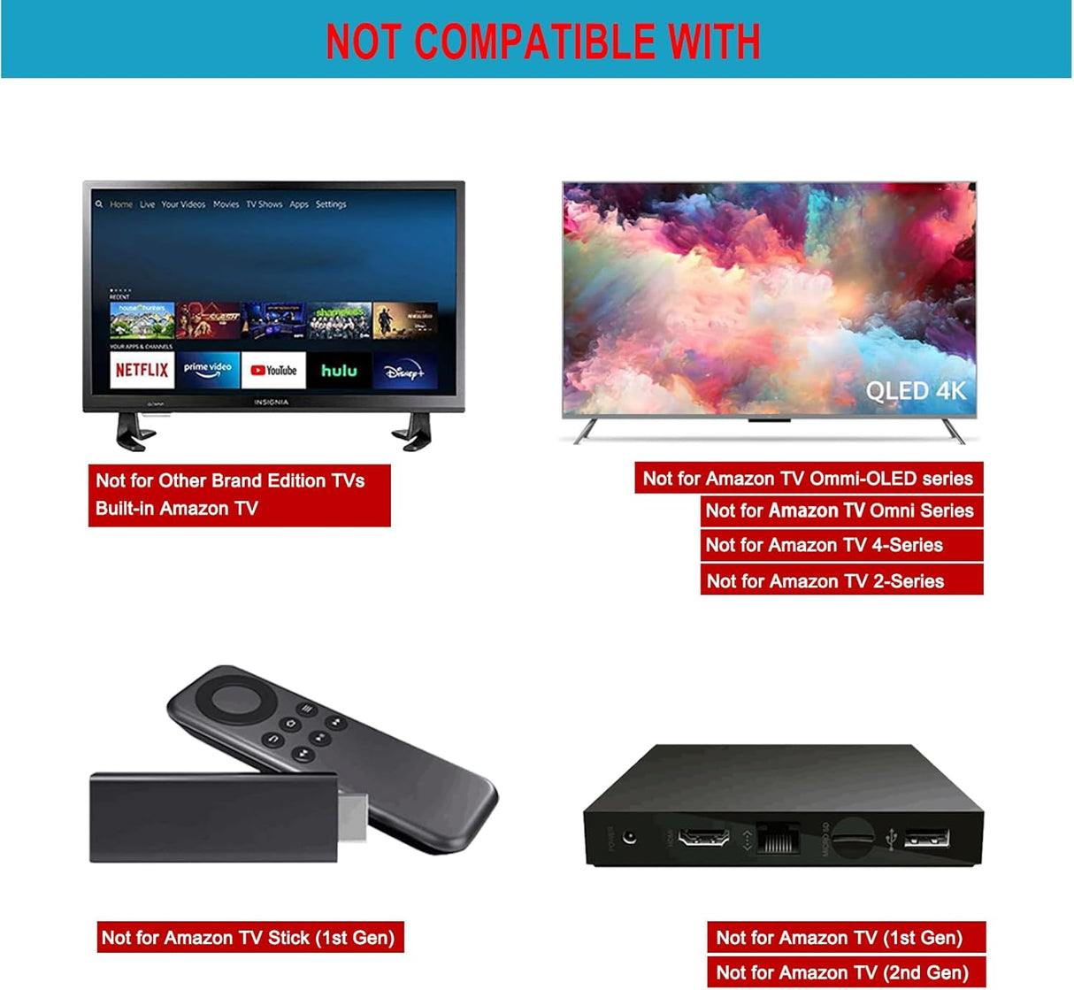 Control Remoto por Voz Allimity Compatible con Amazon TV