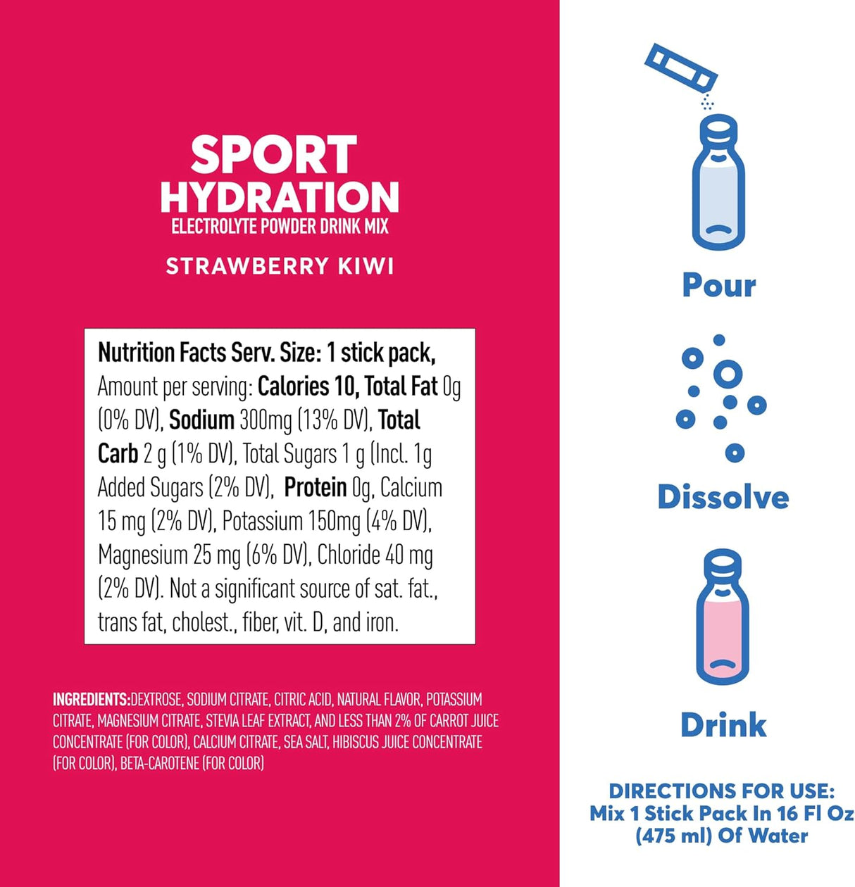 Suplemento Nuun de electrolitos en polvo sabor fresa
