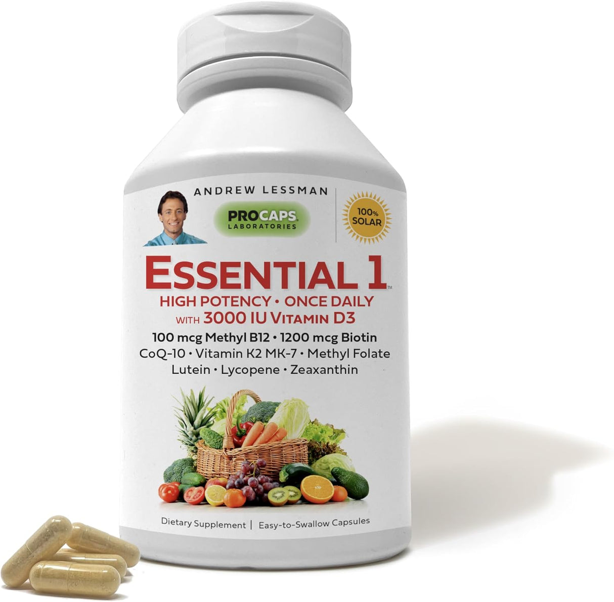 Multivitamina ANDREW LESSMAN Essential-1 30 Cápsulas 3000 IU