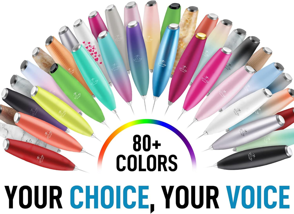 Espumador de leche para café con potente motor, sin soporte