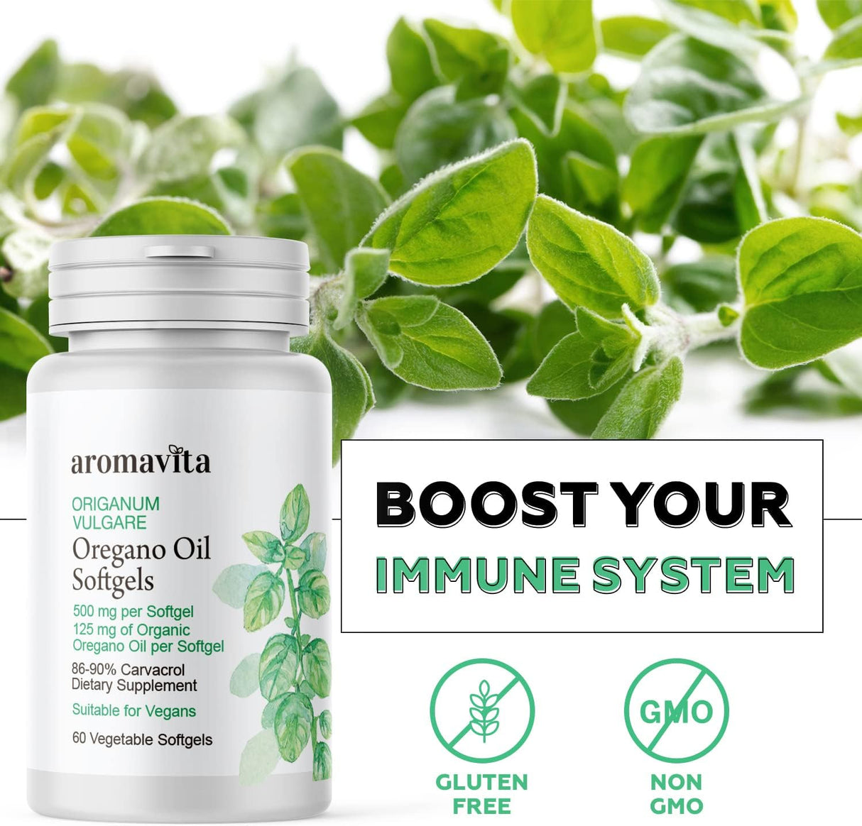 Oregano Oil Capsules - High Potency Digestive Support