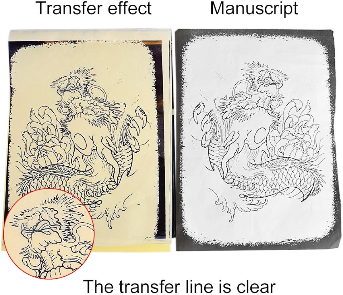 ATOMUS Máquina de transferencia de tatuajes Impresora Tatuaje Transferencia Stencil Máquina Copiadora 116F