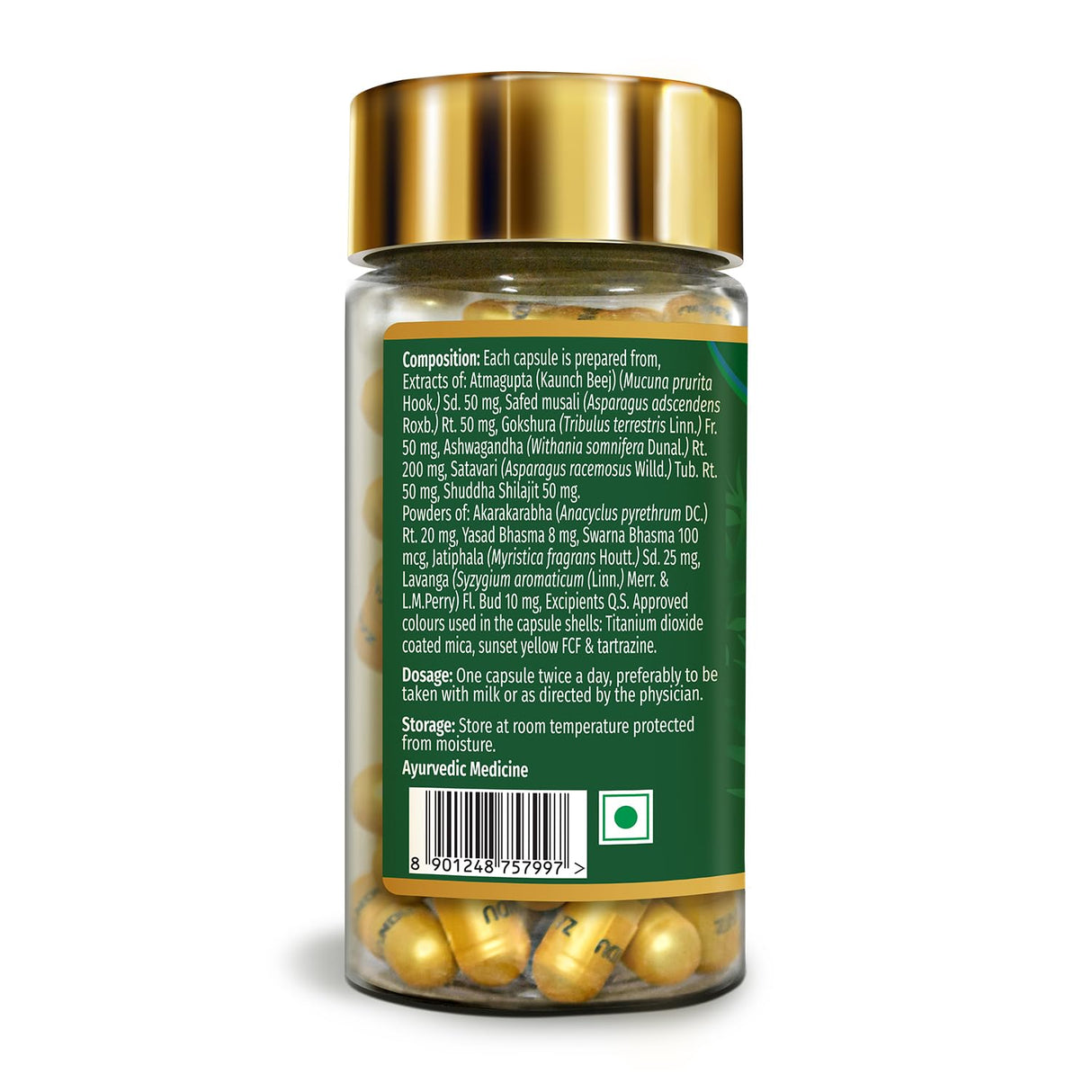Zandu Ashwagandha Gold Plus: Suplemento Natural Energizante