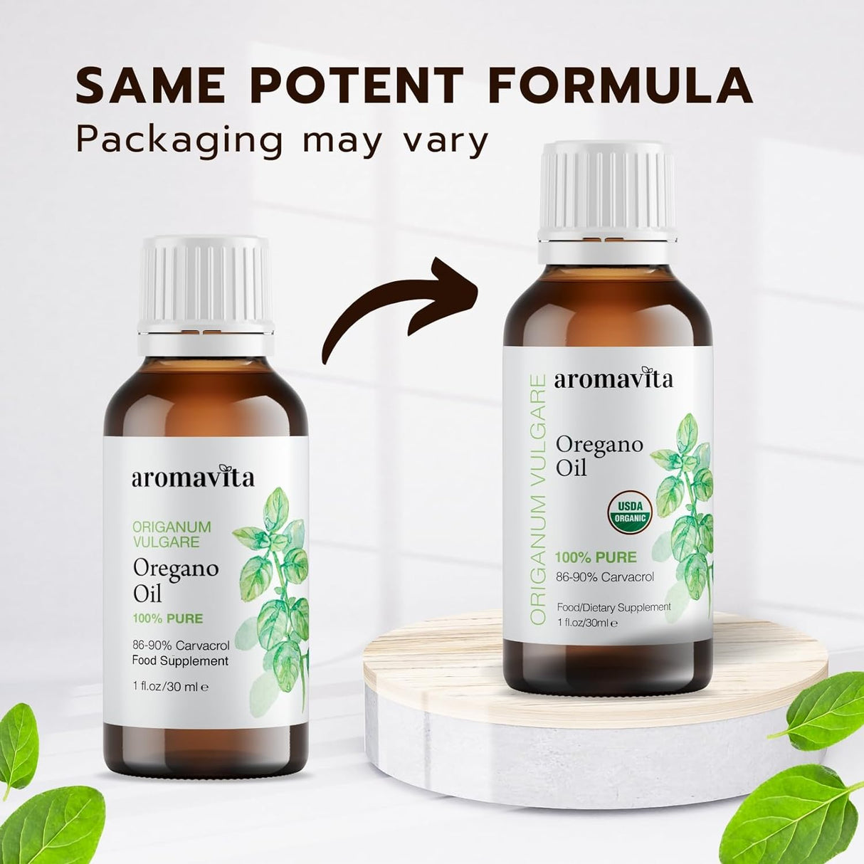 Aceite Esencial de Orégano Puro Extra Fuerte 86% Carvacrol