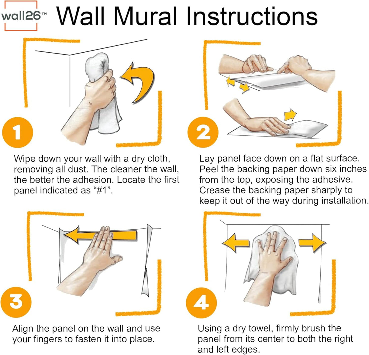 Mural para pared, extraíble, diseño de río