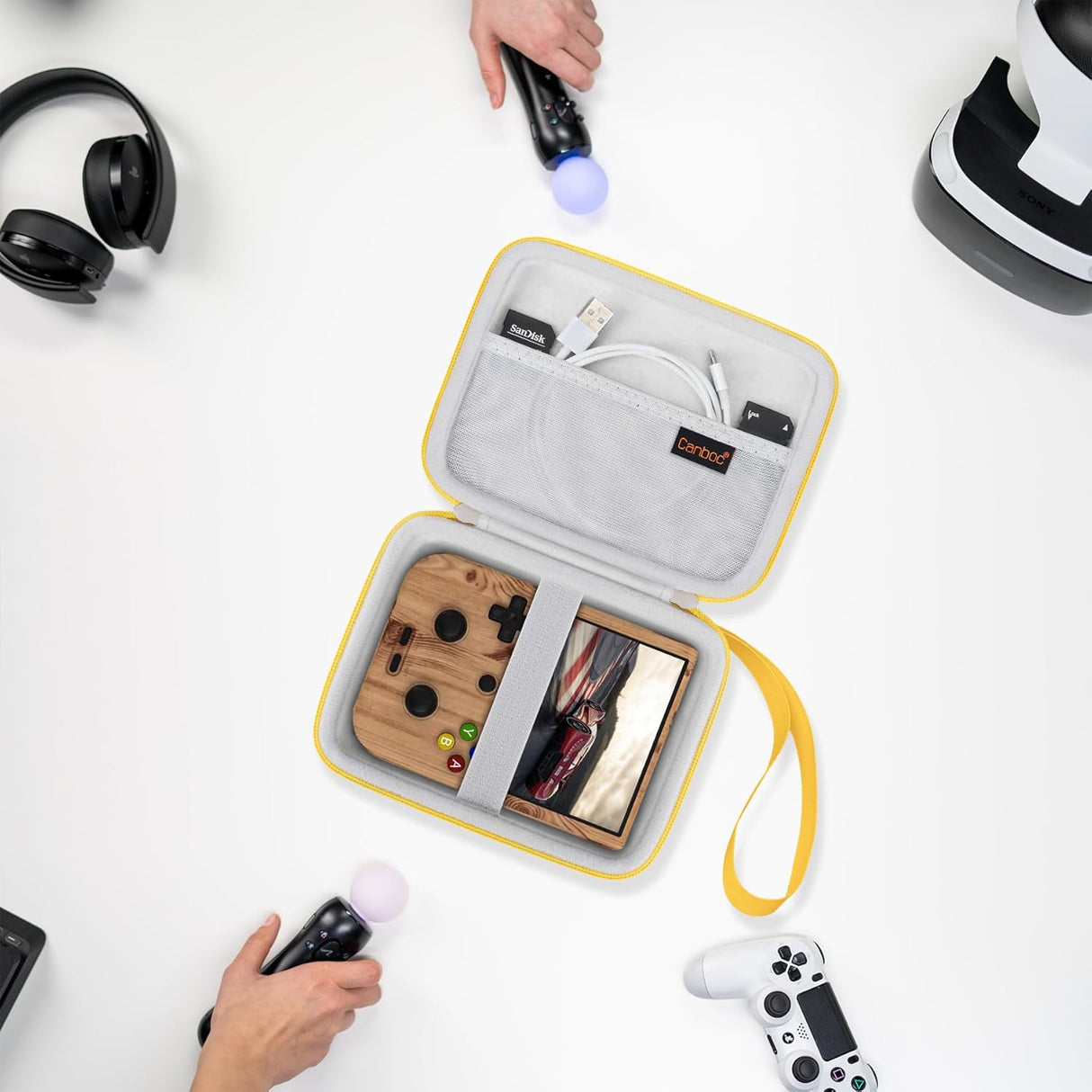 estuche de almacenamiento para consola de videojuegos