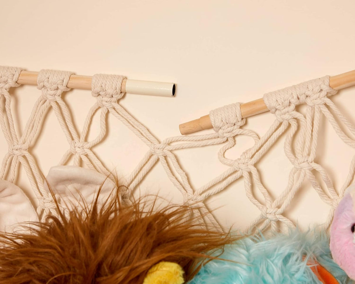 Hamaca de Macramé para Peluches Lilly's Love | Grande y Boho