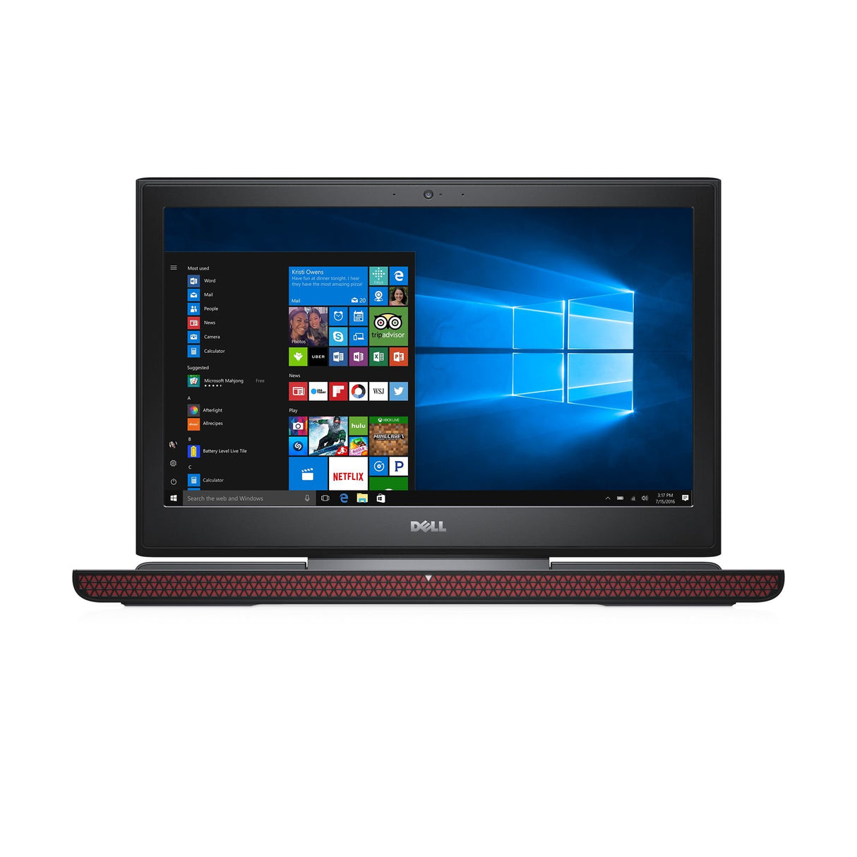 Laptop Dell Inspiron 15 7567: Core i5-7300HQ, SSD de 256 GB