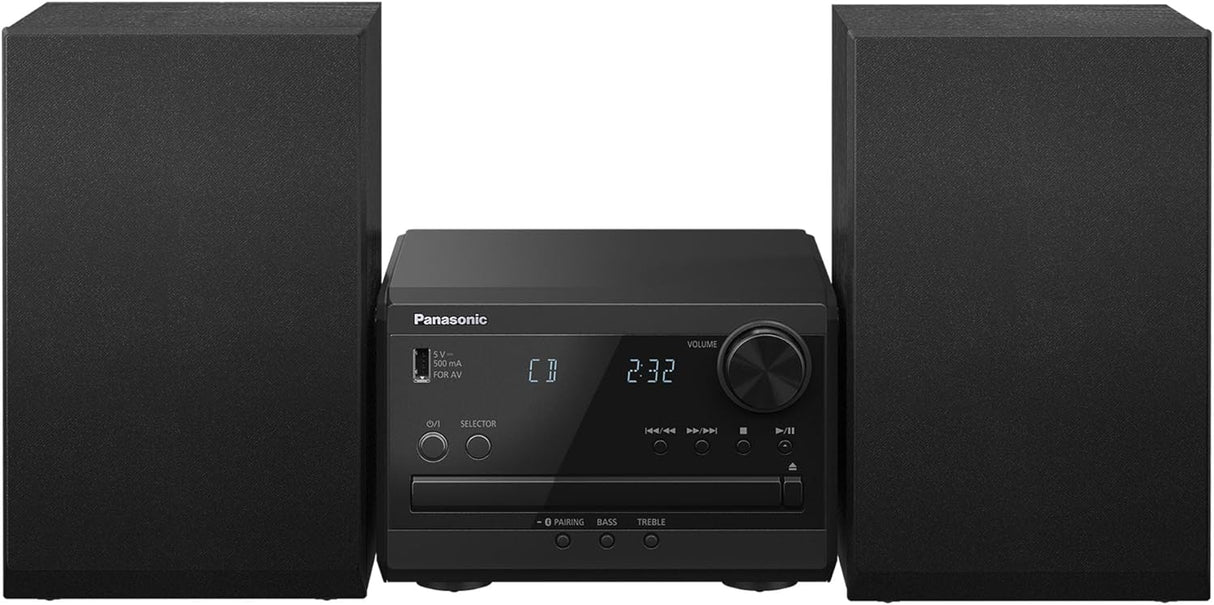 Sistema Estéreo Compacto Panasonic con Bluetooth y CD SC-PM270PP-K