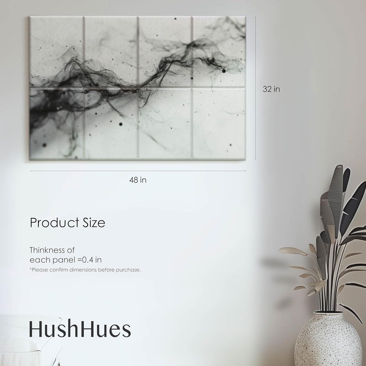 Paneles Acústicos 48x32 Pulgadas - Absorbentes, Fáciles de Instalar