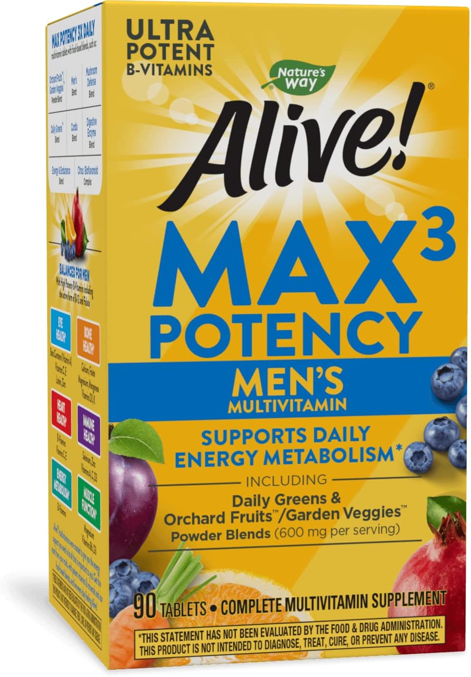 Multivitaminas Nature's Way Alive máxima potencia