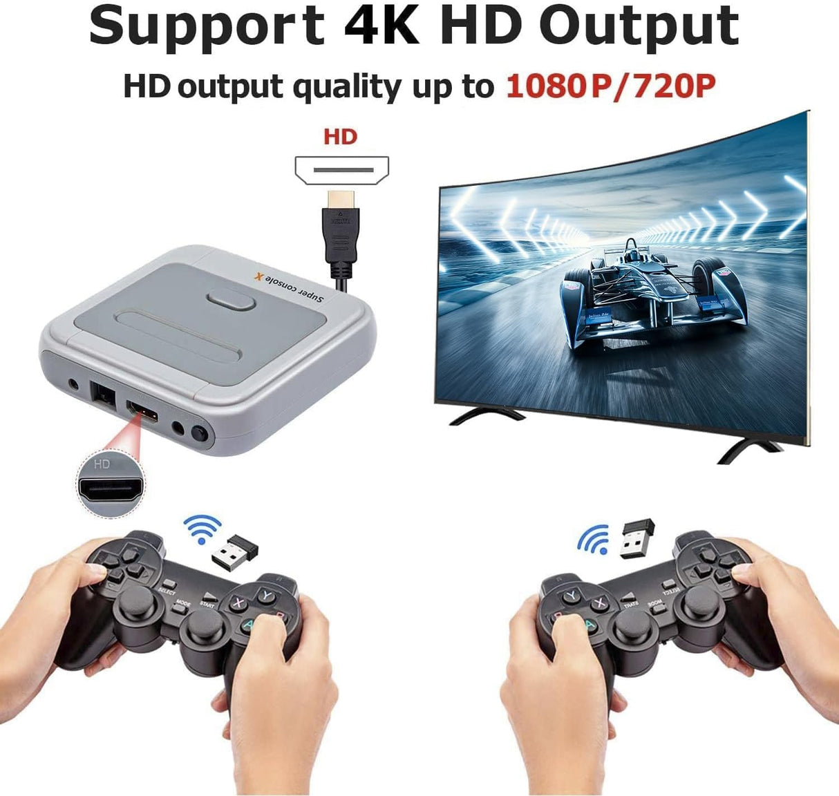 Consola de videojuegos retro integrada con 117,000 juegos