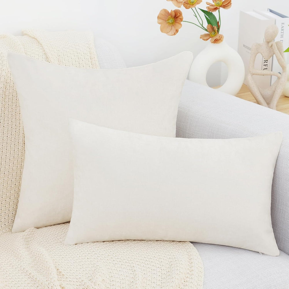 Fundas de Cojines Decorativos 12x20 decorUhome, Set de 2