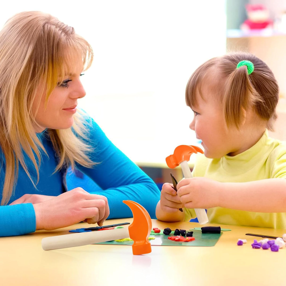 Juguete Martillo de Madera Fowecelt, Herramientas Educativas